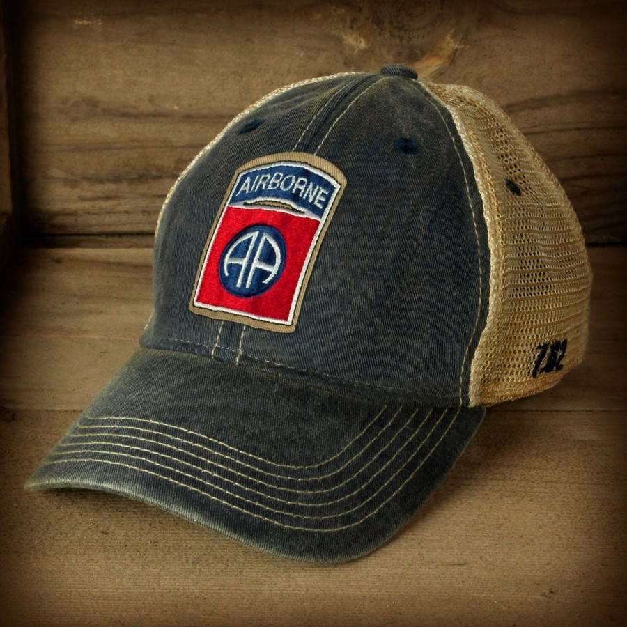 American Flag Vintage Trucker Hat — 7.62 Design